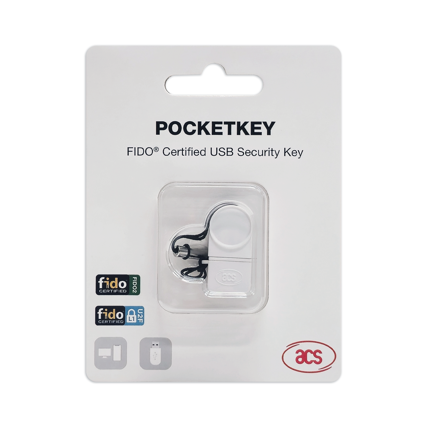 PocketKey FIDO Certified USB Security Key